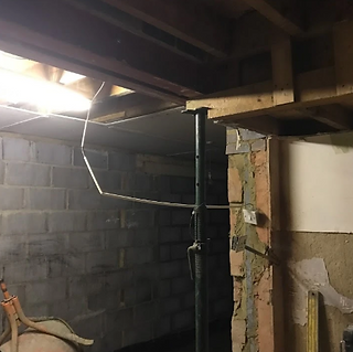 Exterior wall insulation installation for kitchen extension project