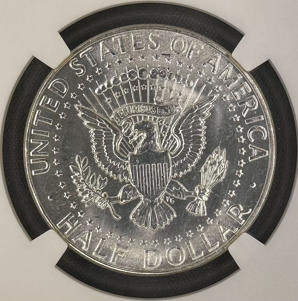 Thumbnail: 1964 Kennedy Half Dollar NGC MS65