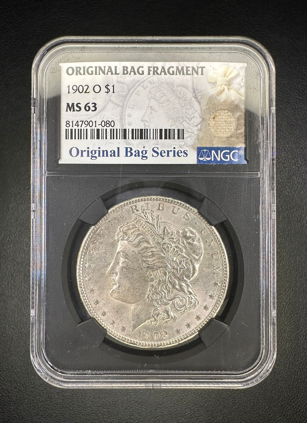 Thumbnail: Silver Dollar U.S. Mint Bag Fragment 3-Coin Collector Set