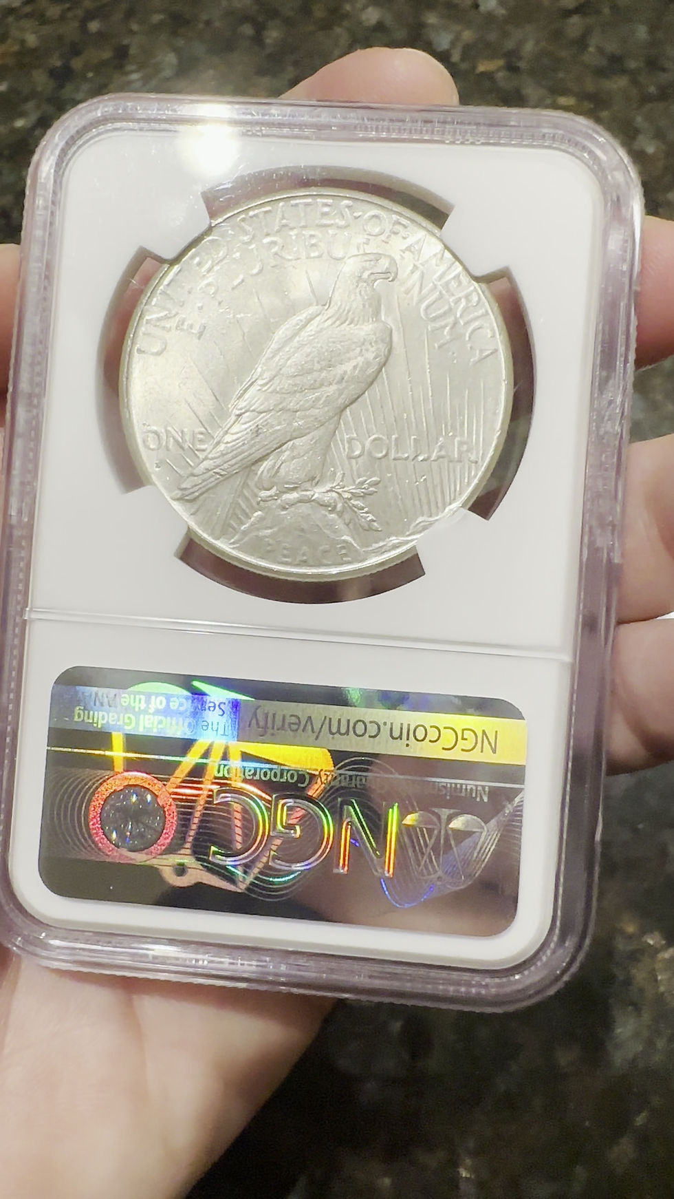 Thumbnail: 1928-S Peace Silver Dollar NGC AU58