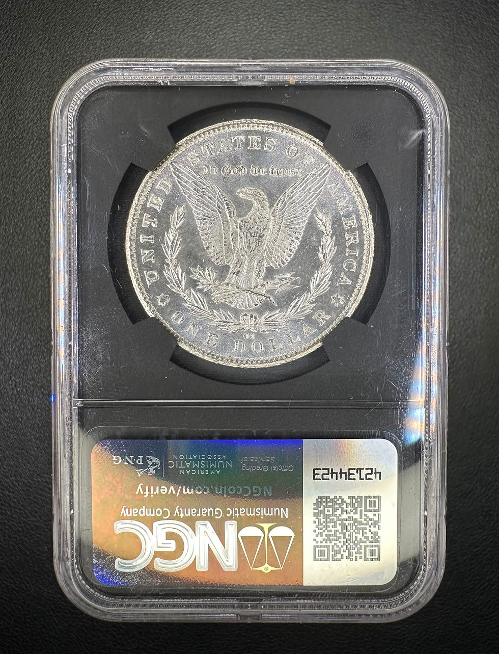 Thumbnail: Silver Dollar U.S. Mint Bag Fragment 3-Coin Collector Set