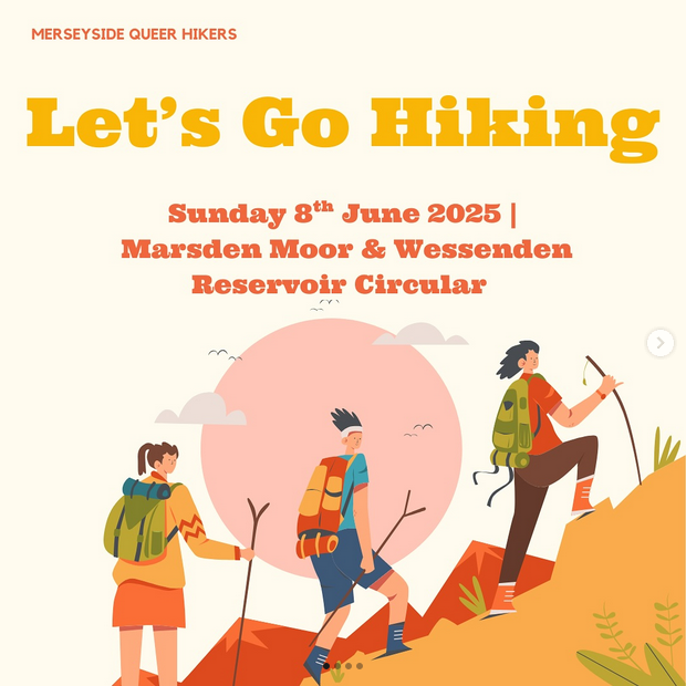 Merseyside Queer Hikers take on Marsden Moor