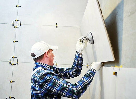 Pose de carrelage mural – Rénovation salle de bain à Mons