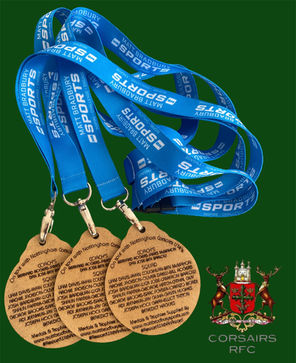 Rugby Tour Medals