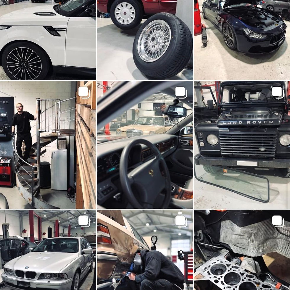 Designvorlage für Instagram-Posts – modernisierte Inhalte für CarSaloon