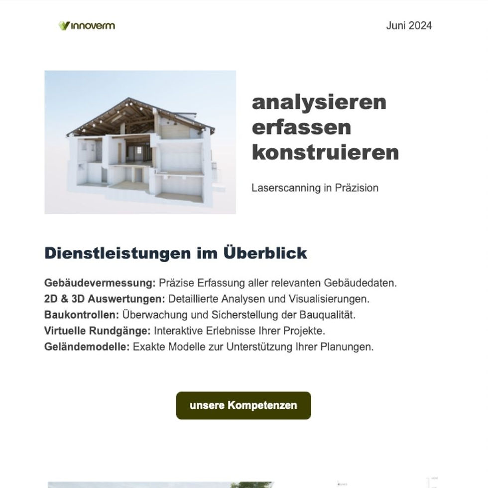 Newsletter-Editor mit neu gestalteter Vorlage – professionelles E-Mail-Setup