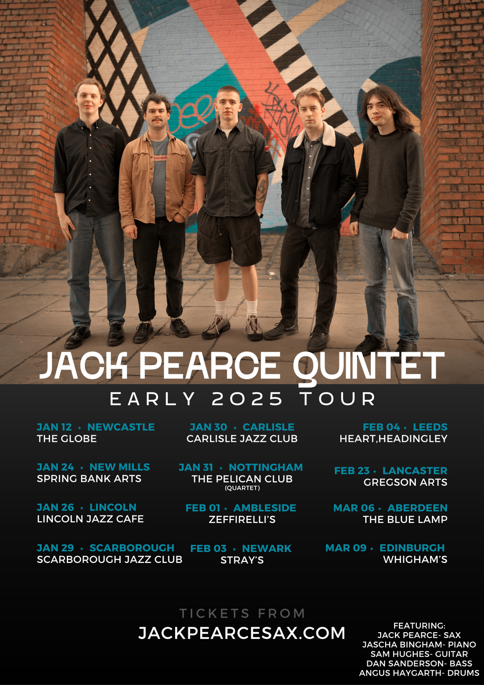 JPQ Early 2025 Tour poster