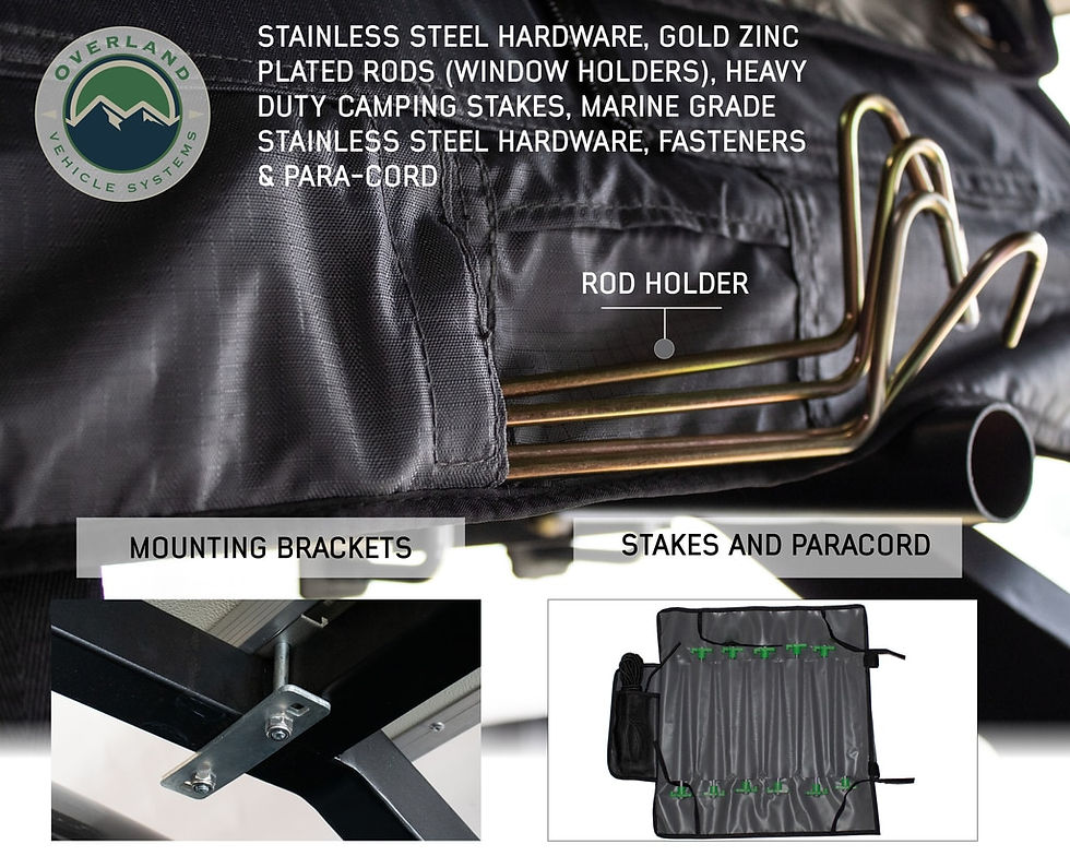 Thumbnail: 4 Person Extended RTT w/ Annex Green/Gray Nomadic