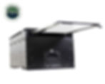 Thumbnail: Cargo Box w/ Slide Out Drawer & Working Station Size Black Powder Coat Universal