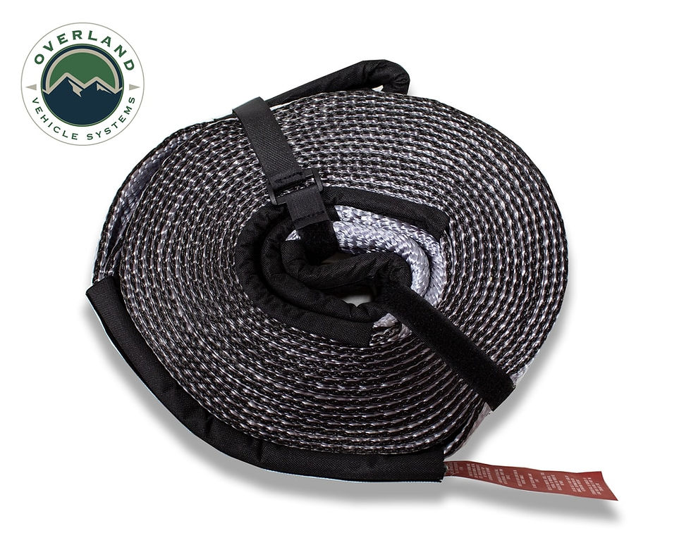 Thumbnail: Tow Strap 30,000 lb 3" x 30 foot Gray w/ Black Ends & Storage Bag