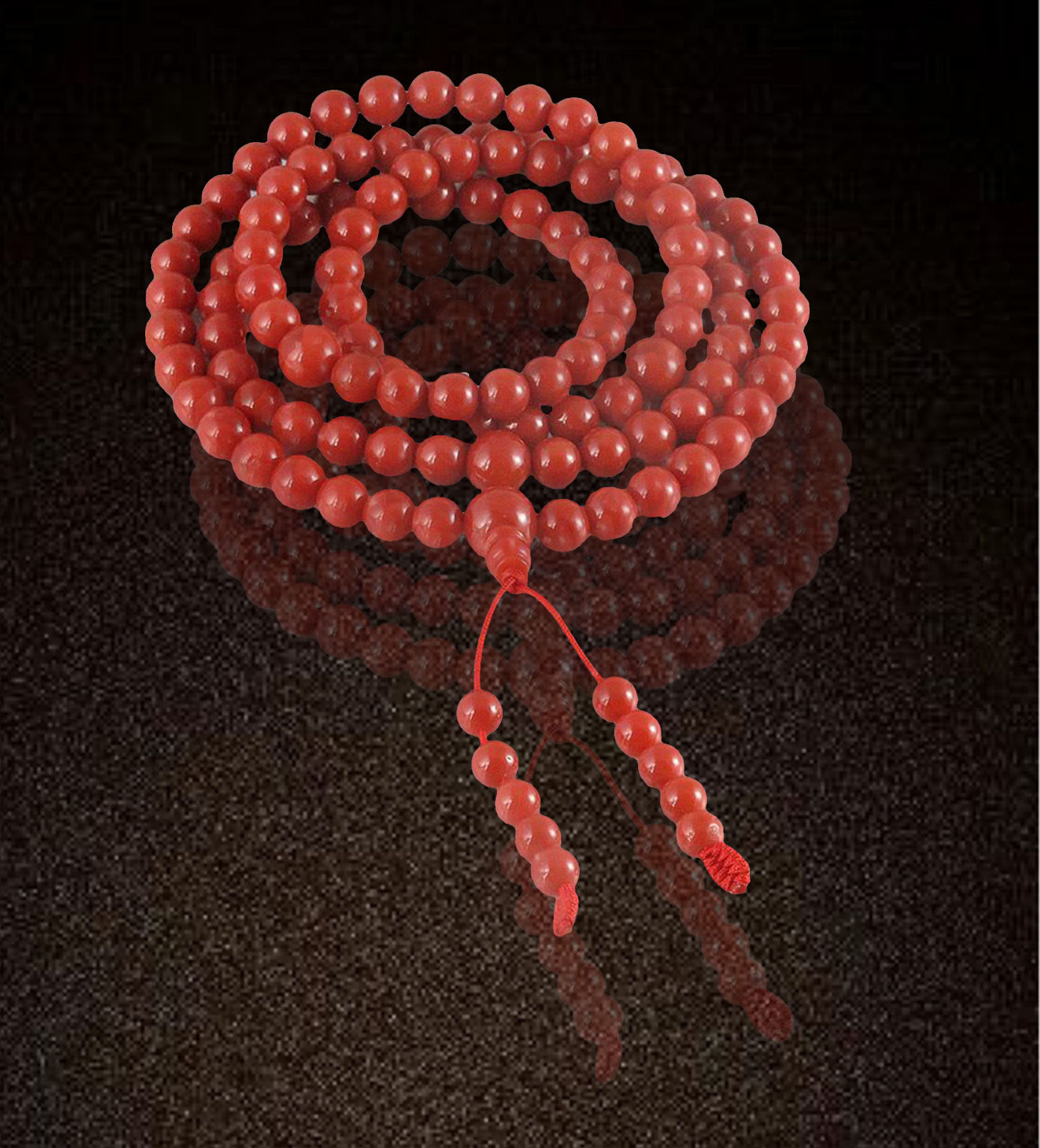 Coral Bead Bracelet