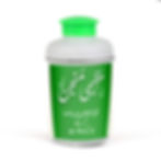 This image features a white bottle with a bright green cap and a matching green label, prominently displaying "عظیمی منجن" (Azeemi Manjan) in Urdu script. Behind the bottle, various herbs like mint leaves, cloves, and what appears to be ginger are visible, suggesting the product's natural or herbal composition, likely for oral hygiene or a similar medicinal purpose.