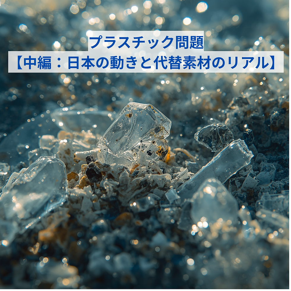 【2026年最新】プラスチック問題の全体像と世界の動き【中編:日本の動きと代替素材のリアル】