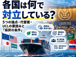 【IMOネットゼロ枠組みの現在地②】各国は何で対立している?5つの論点・代替案・UCLの票読みと「採択の条件」