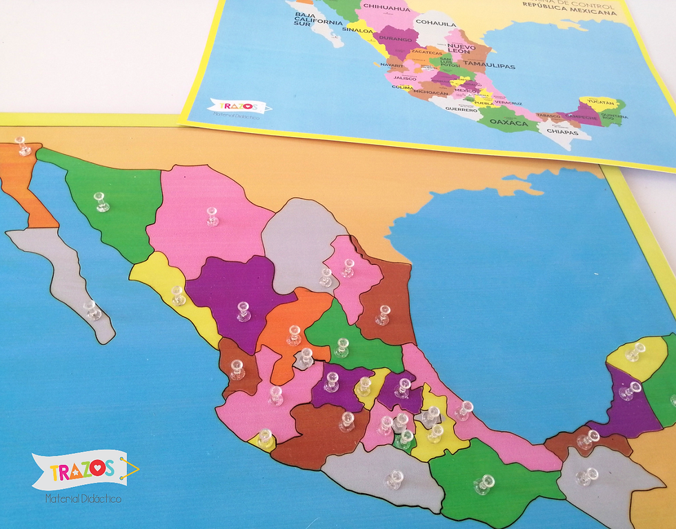 Miniatura: Mapa República Mexicana