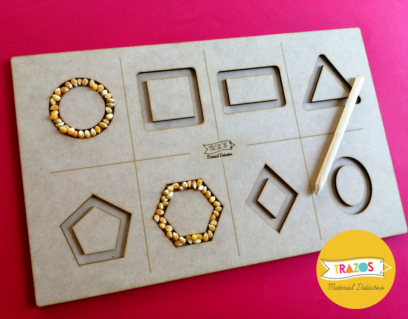 Tabla trazado figuras geometricas