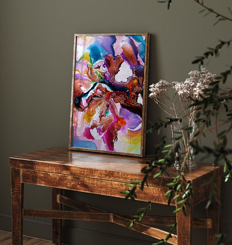 Flow Moments No.1 Yvette Kissi Fine Art Print