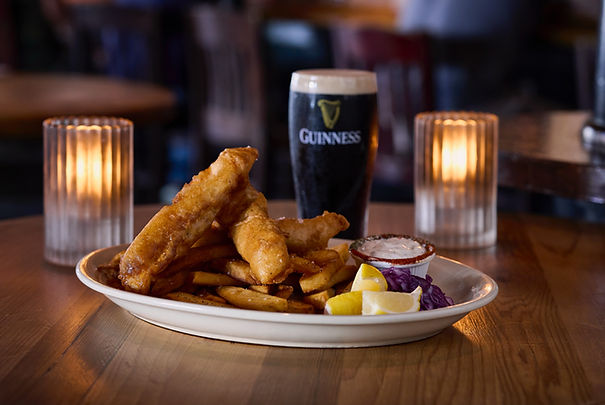 Old Monk Fish 'n Chips