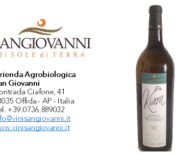 Azienda Agrobiologica San Giovanni
Kiara - Offida D.O.C.G. Pecorino 2011