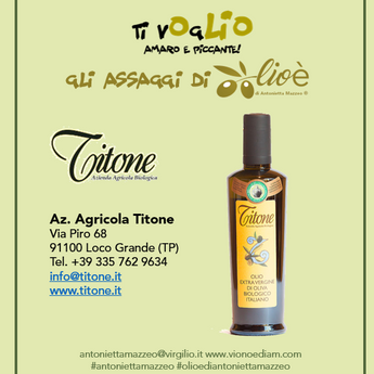 Titone - Olio Extra Vergine di Oliva Biologico italiano - Az. Agricola Titone