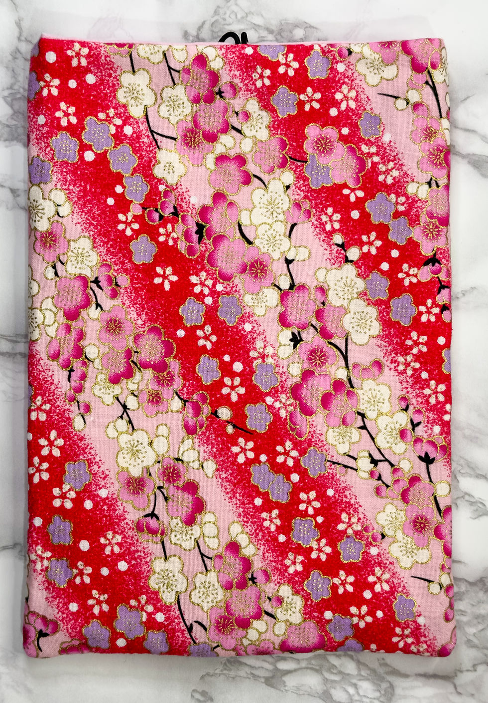 Thumbnail: Japanese Book Sleeves Pink Sakura Pattern