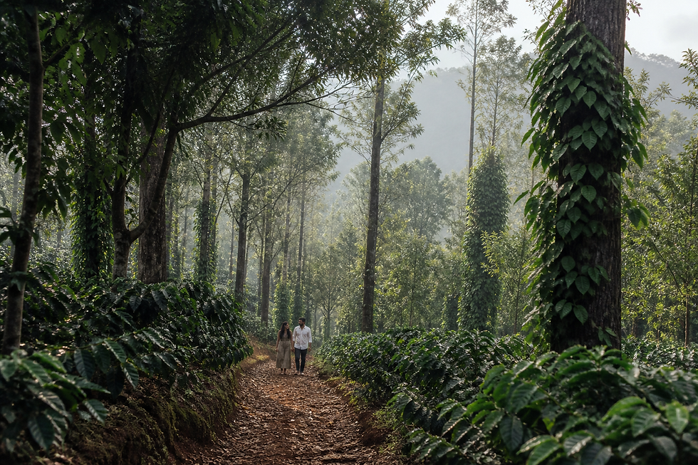 Coffee estate in the Chikkamagaluru hills
