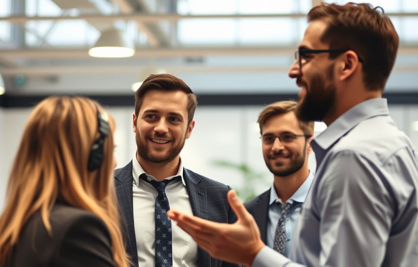 Communication with team: Image created by AI