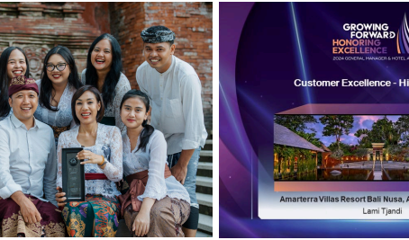 Amarterra Villas Resort Bali Nusa Dua, Autograph Collection, proudly received the 2024 ELITE Award and the 2024 General Manager & Hotel Award by Marriott International