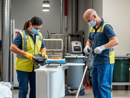 MAINTAINING CLEANING EQUIPMENTS