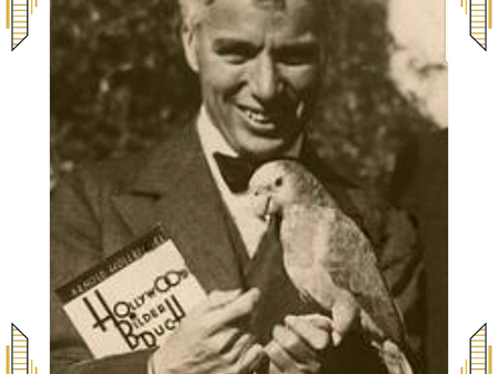 Making a Tribute to Charles Chaplin.