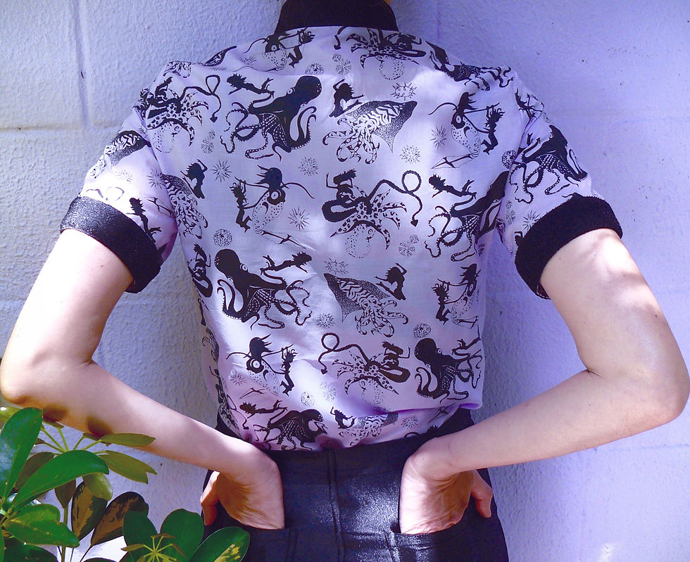Thumbnail: Optopussy Dream lilac Shirt