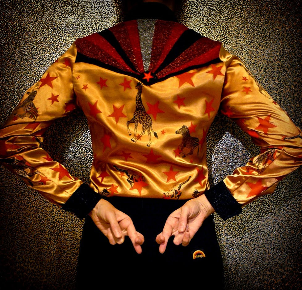 Thumbnail: R&R Circus Safari Western Satin Shirt