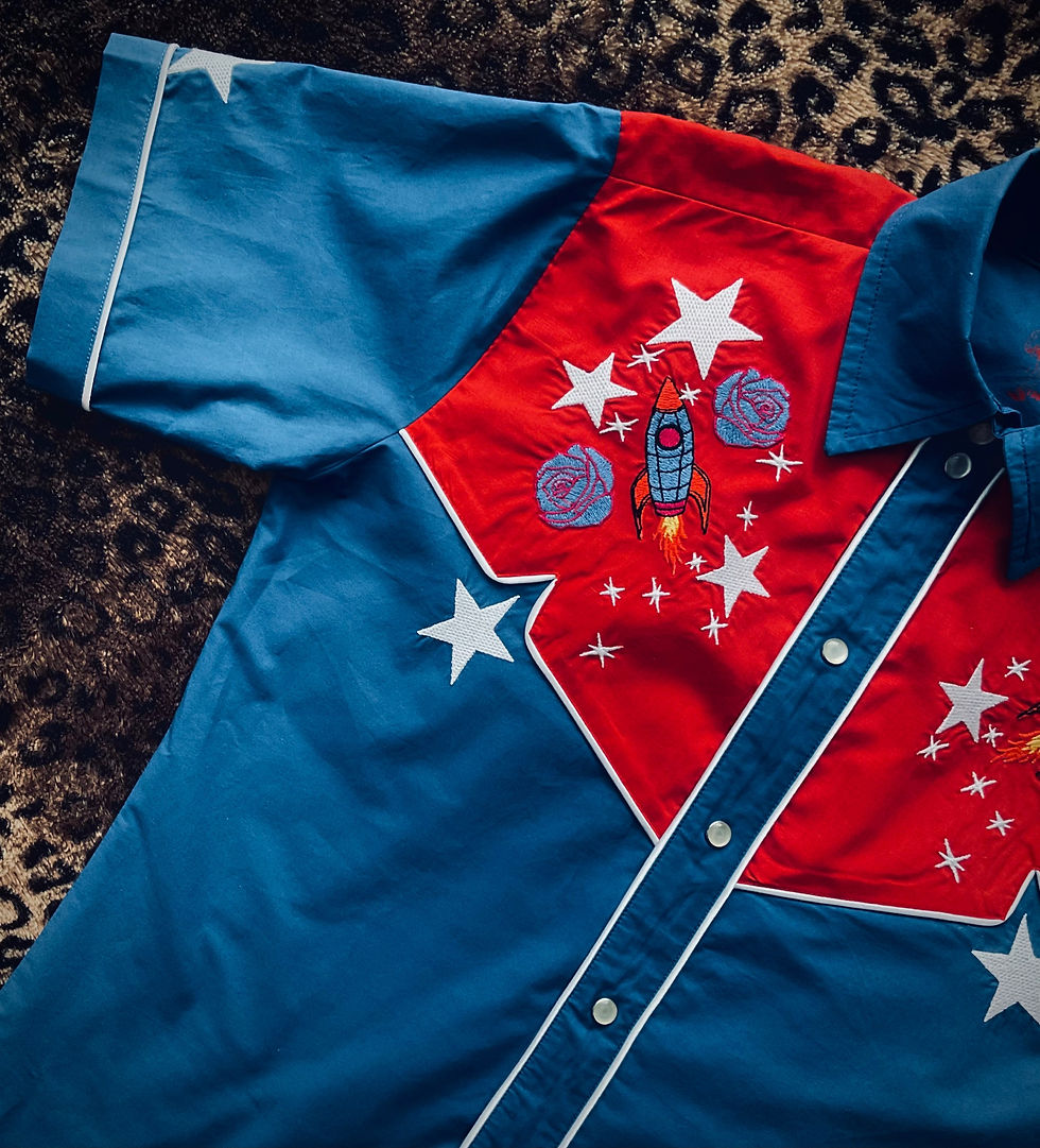 Thumbnail: Space Oddity western shirt 