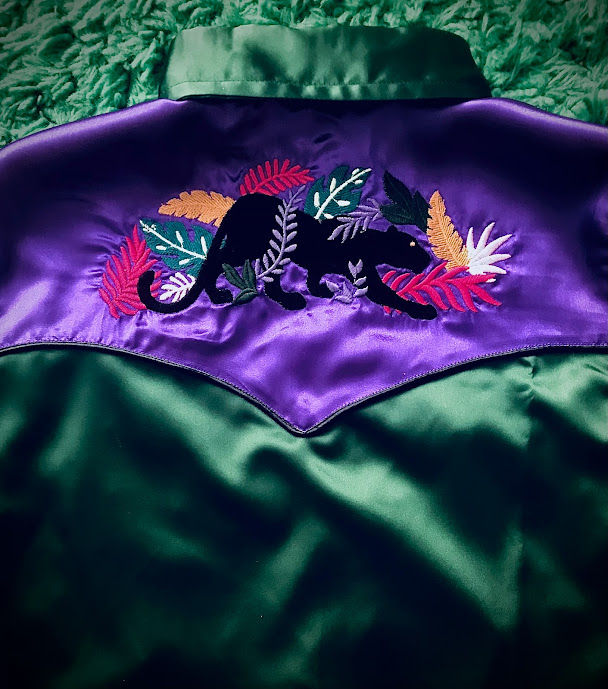Thumbnail: Simone Western Satin Shirt
