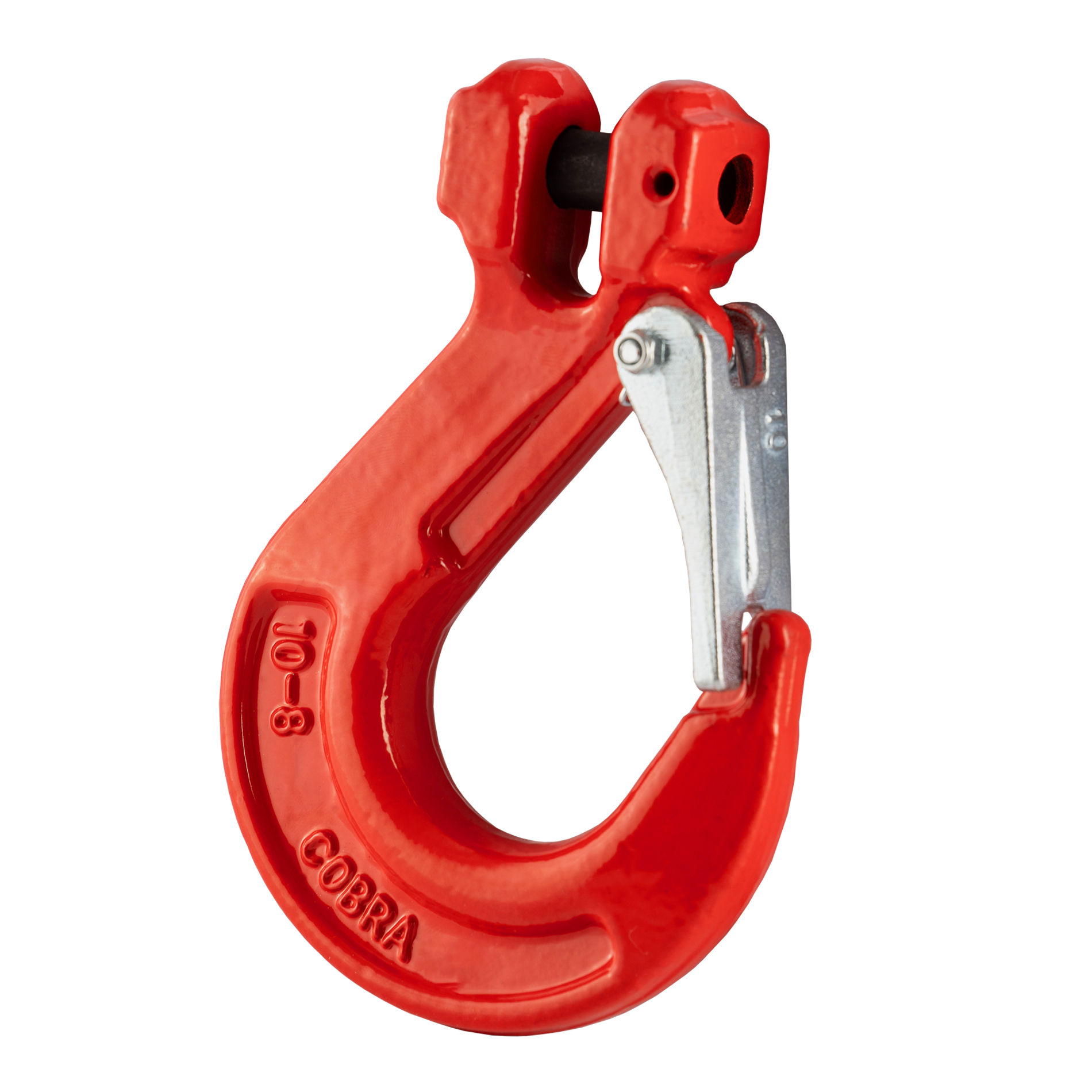 Grade 8 – Cobra Clevis Sling Hook c/w Safety Catch