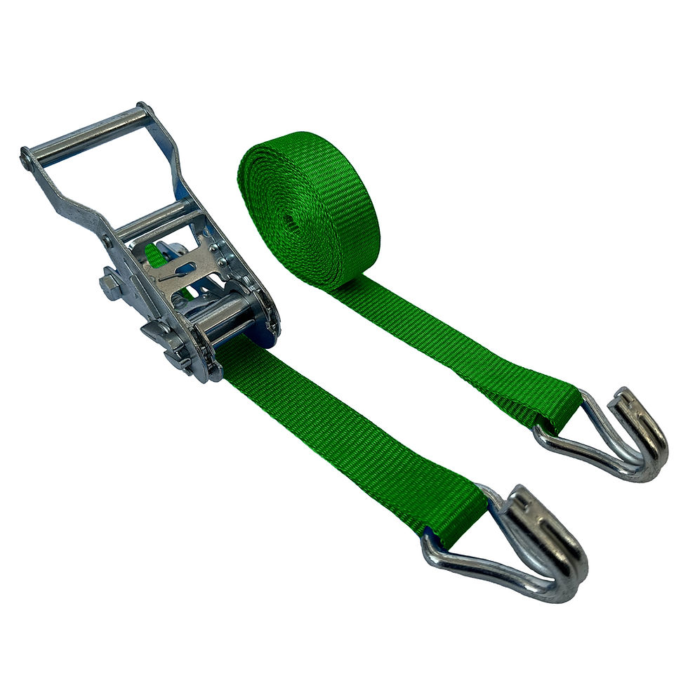 Thumbnail: 1,500kg Ratchet Strap with Claw Hooks