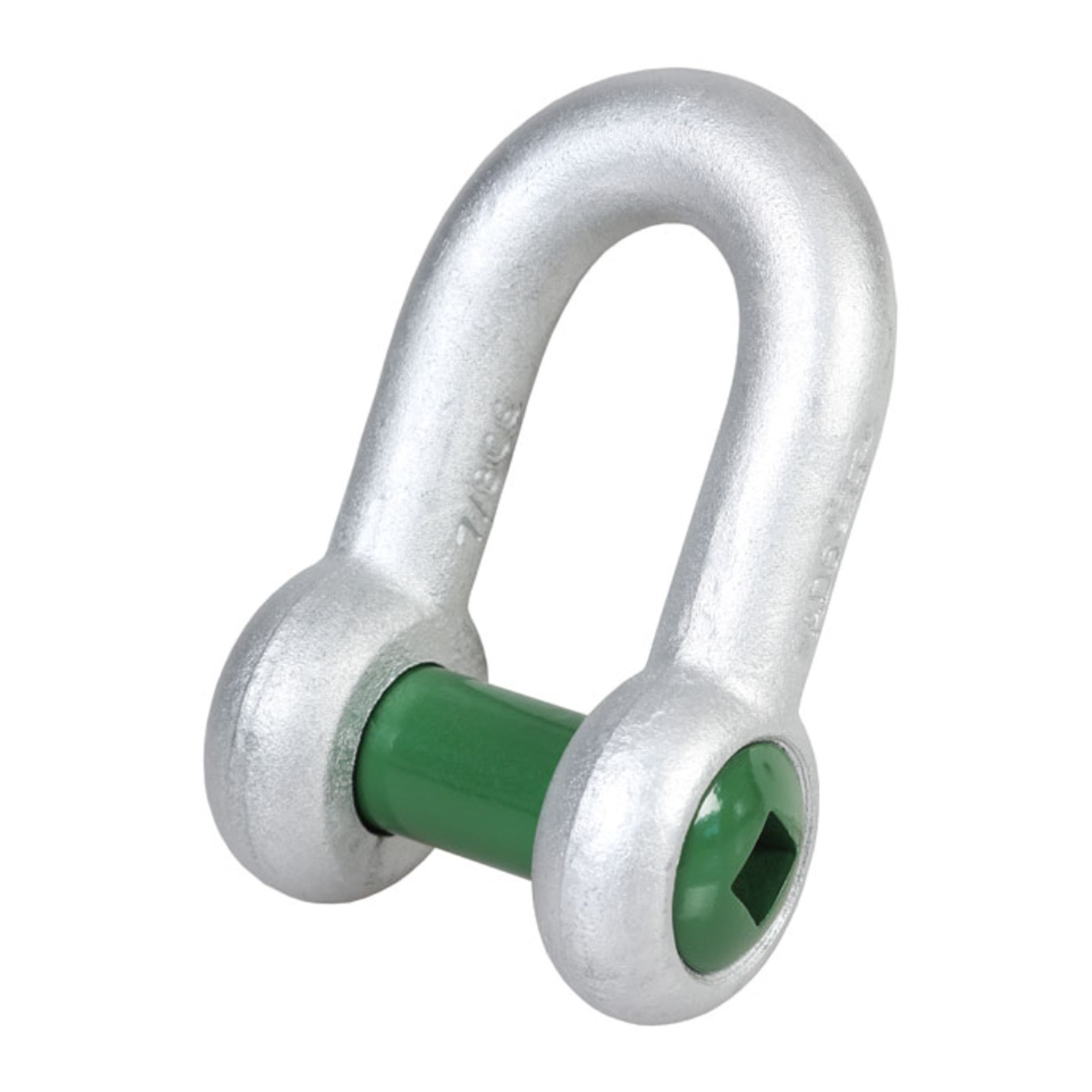 Green Pin® - Square Sunken Hole Dee Shackle