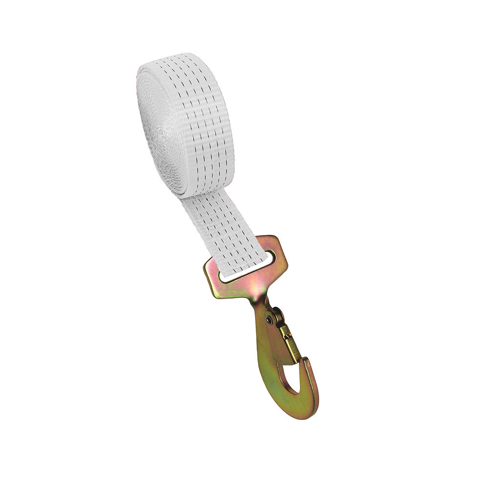 Thumbnail: 2,000kg (50mm) Webbing Strap with Twisted Snap Hook