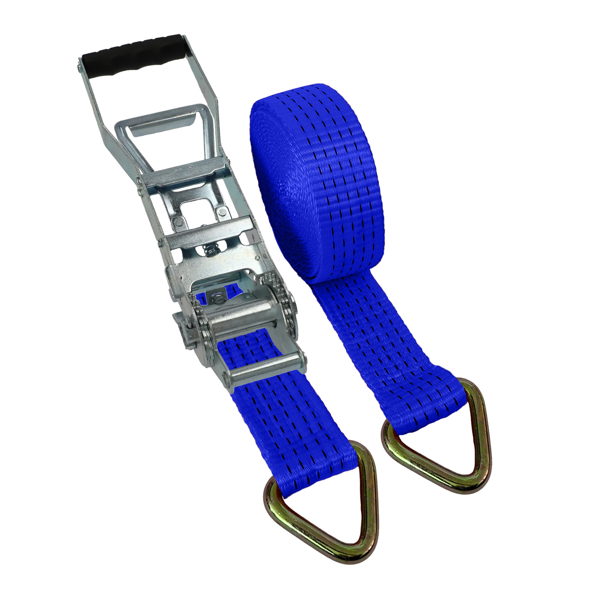 5,000kg Ergonomic Ratchet Strap with Delta Rings