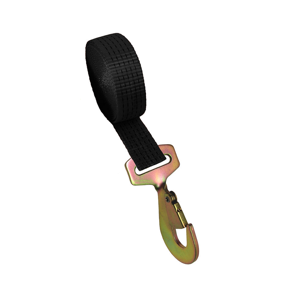 Thumbnail: 2,000kg (50mm) Webbing Strap with Twisted Snap Hook