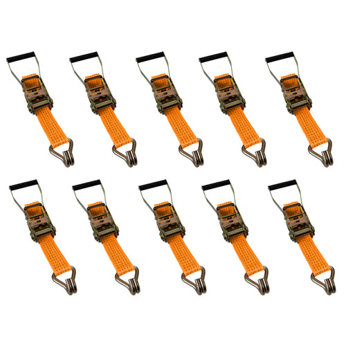 Set Of 10 0 3m X 5 000kg Ratchet Strap Short Ends With Claw Hooks set-of-10-0-3m-x-5-000kg-ratchet-strap-short-ends-with-claw-hooks