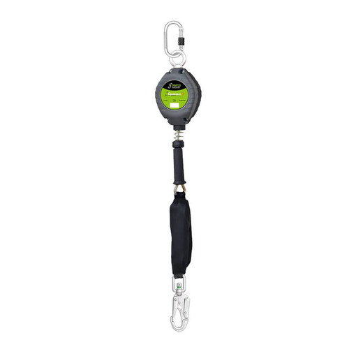 3m Retractable 4.5mm Wire Rope Fall Arrest with Snap Hook | Load Straps ...