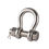 Thumbnail: Stainless Steel - Load Rated Safety Pin Bow Shackle