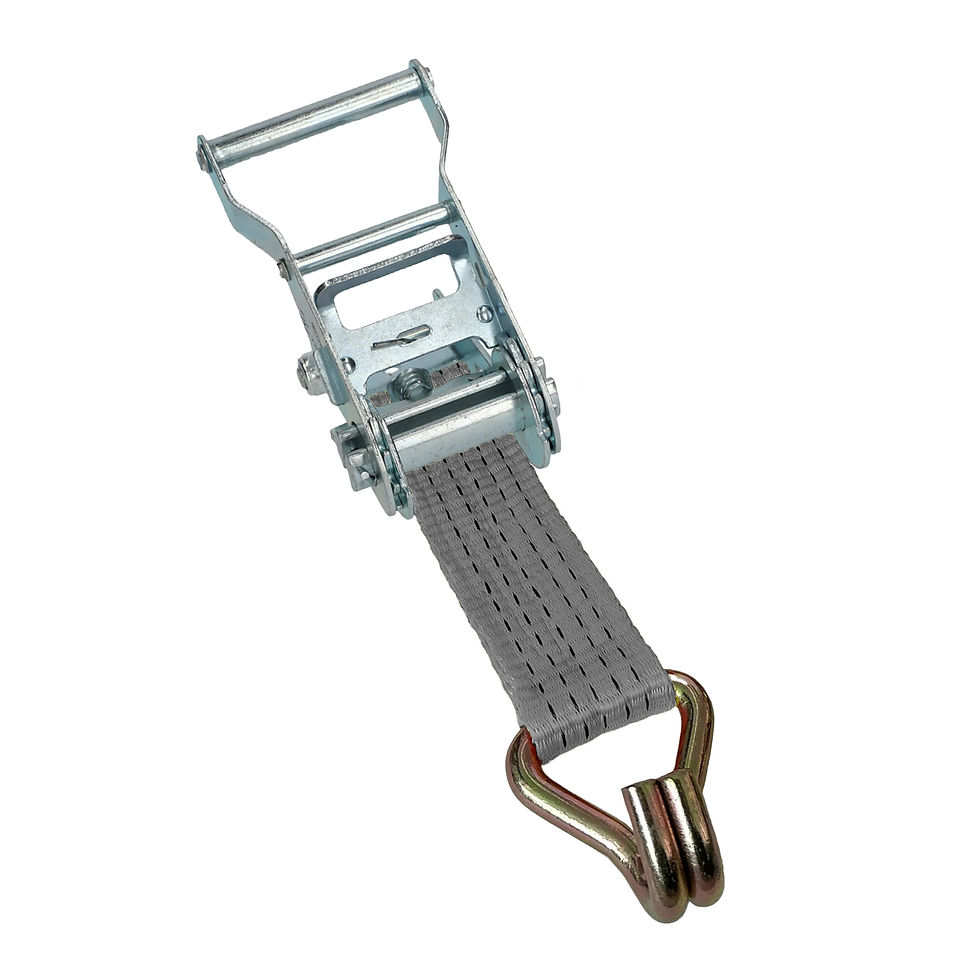 Thumbnail: 3,000kg Ratchet Strap Short End with Claw Hook