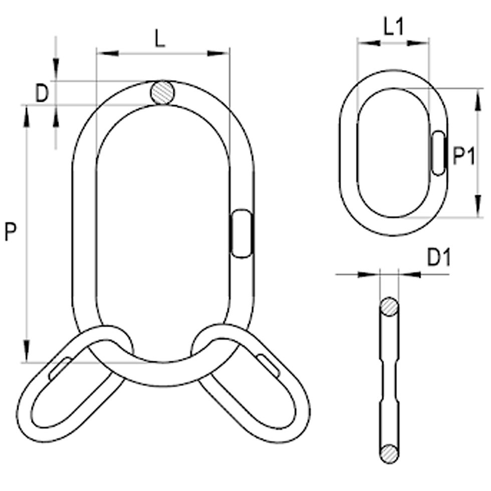 Thumbnail: Grade 8 - DNV Master Link Assembly