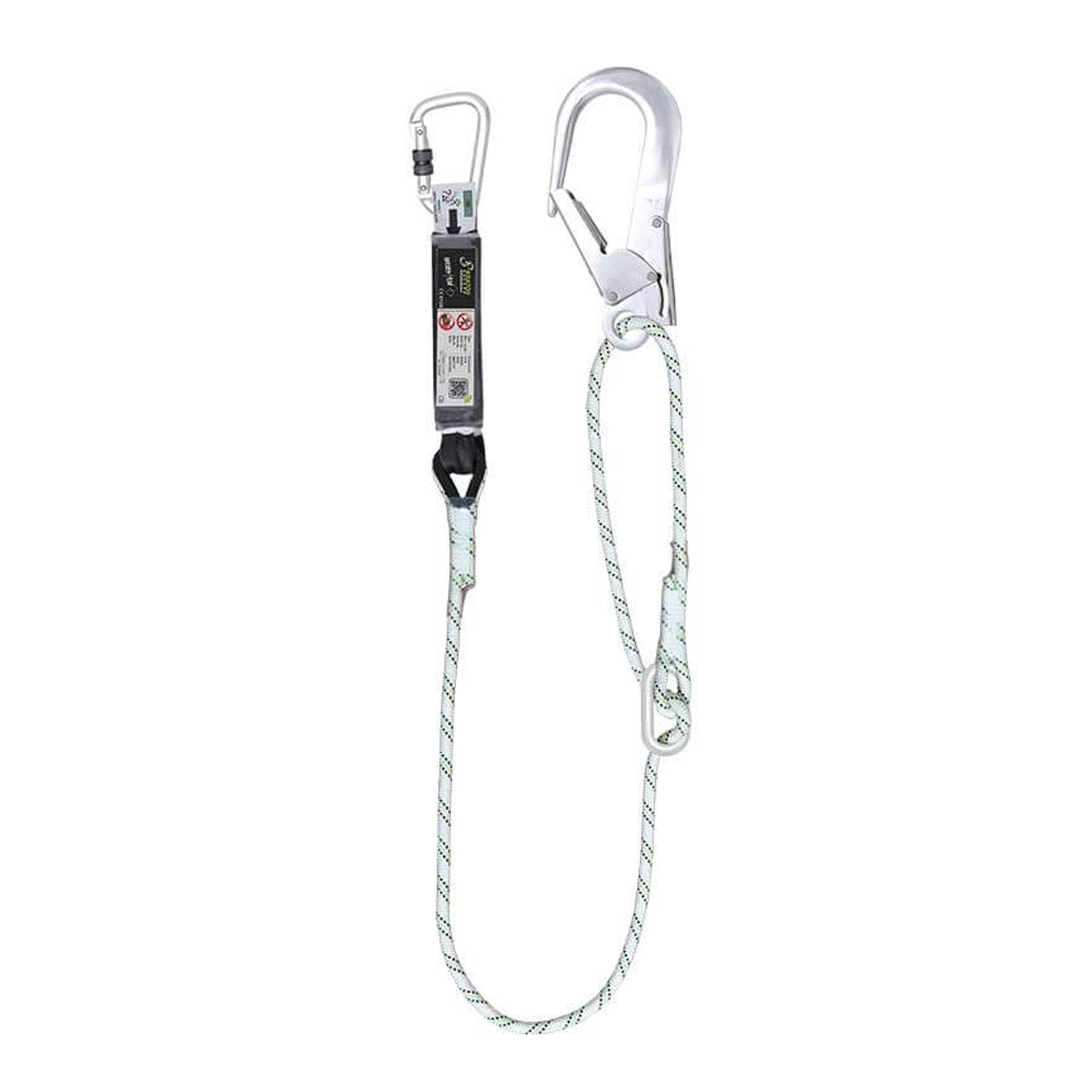 Gravity Adjustable Shock Absorbing Expandable Lanyard