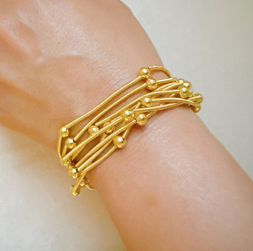 Thumbnail: Balls And Beads Stretch Bracelet Set Of 8