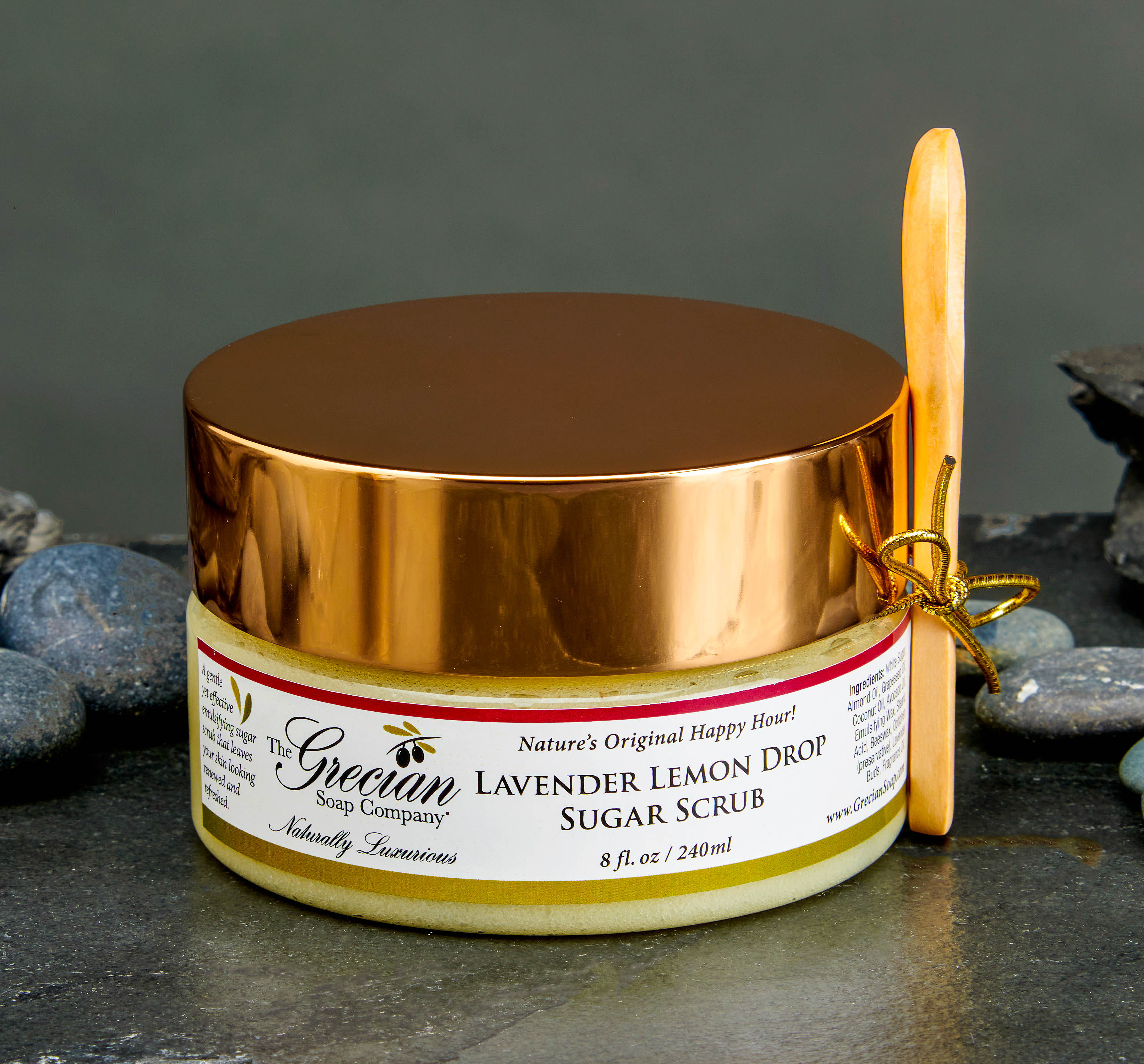 Emulsified Lavender Lemon Drop Sugar Body Scrub-La