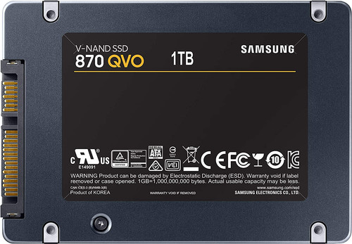 Samsung 870 QVO 1 TB SATA 2.5 Inch Internal Solid State Drive (SSD