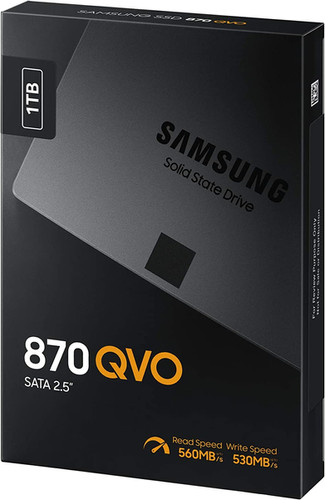 Samsung 870 QVO 1 TB SATA 2.5 Inch Internal Solid State Drive (SSD